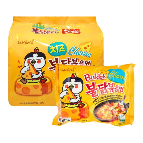 Mì Samyang Gà Vàng - Mì Phô Mai Hàn Quốc Samyang 5 Gói
