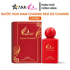 Nước Hoa Charme Red De Charme 100ml Mùi Nam - Hương Thơm Sang Trọng Lịch Lãm - Phiên Bản Mới
