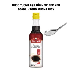 Nước Tương Đậu Nành S2 BẾP YÊU Tặng Muỗng 500ml