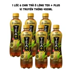 Set 6 Chai Trà Ô Lông Tea + Plus Vị Truyền Thống (450ml/Chai)