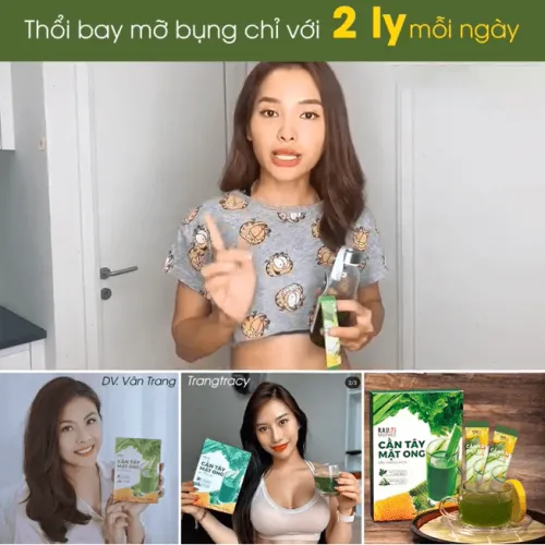 [Clip] Cùng xem Phương Trinh Jolie chia sẻ trải nghiệm khi uống Cần tây mật ong
