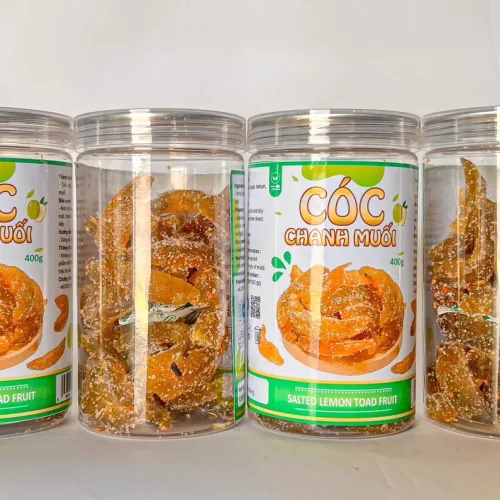 Cóc Chanh Muối Thơm Ngon 400g Hộp