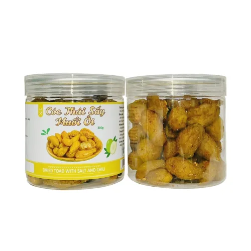 Cóc Thái Sấy Muối Ớt Thơm Ngon 300g – một lựa chọn đáng tham khảo trong Trái cây sấy, hạt khô dinh dưỡng