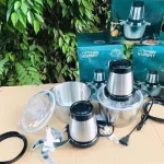 Cối xây thịt Inox( HDSD: xây nhấp nhả, ấn tối đa 5 giây)