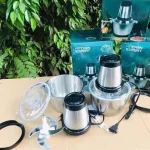 Cối xây thịt Inox( HDSD: xây nhấp nhả, ấn tối đa 5 giây)