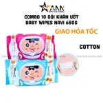 Combo 10 Bịt Khăn Giấy Ướt Lau Mặt Cao Cấp 100 Tờ