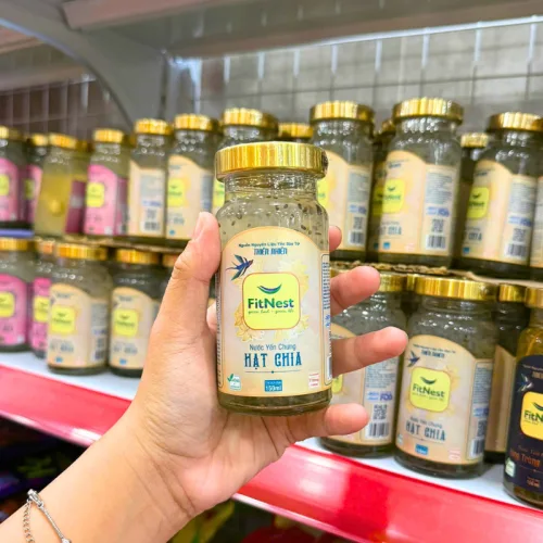 Combo 10 Hũ Nước Yến Chưng Hạt Chia FitNest 150ml