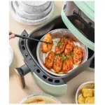 Combo 10 Đĩa Giấy Bạc Lót Nồi Chiên Không Dầu Lò Nướng 22cm