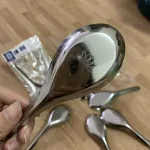 Combo 10 Muỗng Inox 304 Hoa Sen - Thìa Inox 304 Ăn Cơm Ăn Súp Sáng Bóng Bền Đẹp 15.3x4.7cm