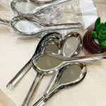 Combo 10 Muỗng Inox 304 Hoa Sen - Thìa Inox 304 Ăn Cơm Ăn Súp Sáng Bóng Bền Đẹp 15.3x4.7cm