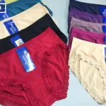Combo 10 quần lót nữ viền ren hoa hồng