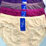 Combo 10 quần lót nữ viền ren hoa hồng