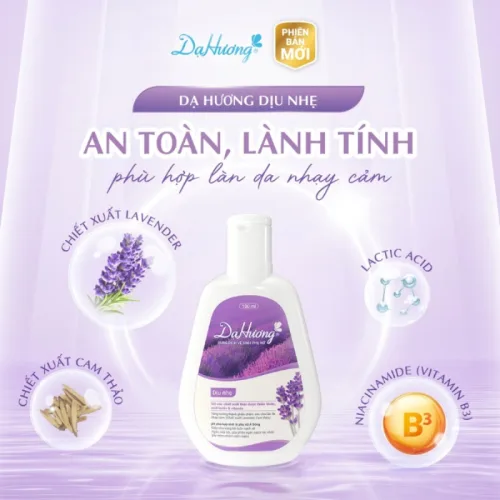 Combo 2 Chai Dung Dịch Vệ Sinh Dạ Hương 100ml - Hương Lavender, Hương Hoa Cúc, Hương Trà Xanh (Được Chọn Mùi)