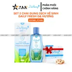 Combo 2 Chai Dung Dịch Vệ Sinh Dạ Hương Daily Fresh Total Care Màu Xanh 120ml/chai