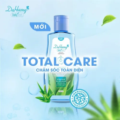 Combo 2 Chai Dung Dịch Vệ Sinh Dạ Hương Daily Fresh Total Care Màu Xanh 120ml/chai