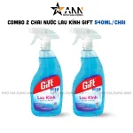 Combo 2 Chai Nước Lau Kính Gift 540ml/Chai