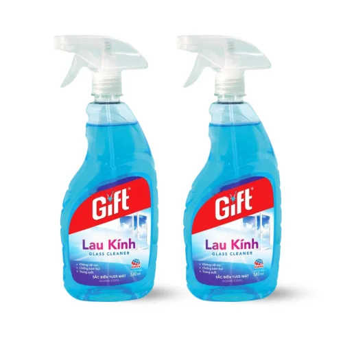 Combo 2 Chai Nước Lau Kính Gift 540ml/Chai