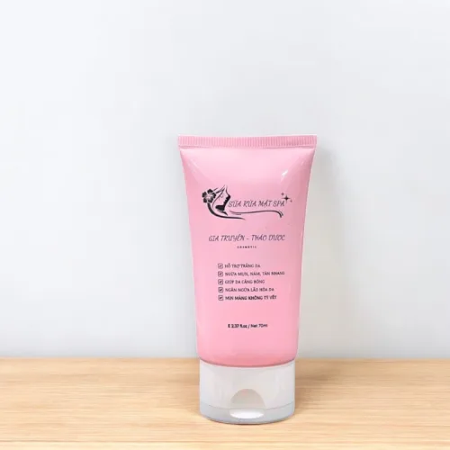 Combo 2 Chai Sữa Rửa Mặt Spa Gia Truyền Thảo Dược Cosmetic Cao Cấp 70ml