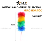 Combo 2 Chổi Phủi Bụi Lông Mềm Tiện Dụng 60cm