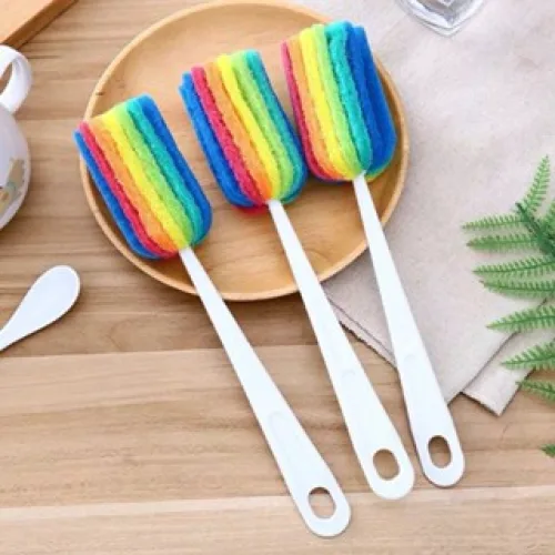 Combo 2 Cọ Rửa Ly 7 Màu 25x5,5cm