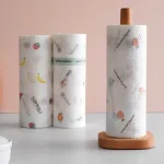 Combo 2 Cuộn Khăn Giấy Lau Bếp Đa Năng Tái Sử Dụng Nhiều Lần 6x6x19.5cm