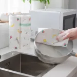 Combo 2 Cuộn Khăn Giấy Lau Bếp Đa Năng Tái Sử Dụng Nhiều Lần 6x6x19.5cm