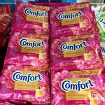 Combo 2 Dây 24 Gói Nước Xả Vải Comfort Hương Nước Hoa Kiêu Sa 18ml/Gói - Màu Hồng Đậm