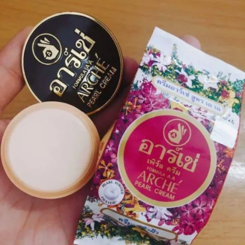 Combo 2 Hộp Kem Face Sâm Dưỡng Sáng Da Mặt Arche Pearl Cream AC Thái Lan 5g/hộp