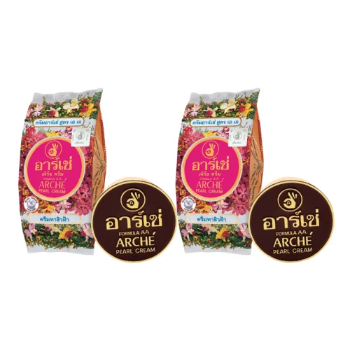 Combo 2 Hộp Kem Face Sâm Dưỡng Sáng Da Mặt Arche Pearl Cream AC Thái Lan 5g/hộp