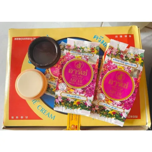 Combo 2 Hộp Kem Face Sâm Dưỡng Sáng Da Mặt Arche Pearl Cream AC Thái Lan 5g/hộp