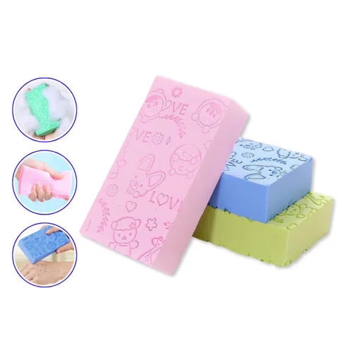Combo 2 Mút Tắm Tẩy Tế Bào Chết - Mút Tắm Bọt Biển 12.8 x7x3cm