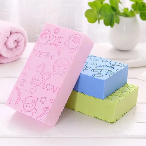 Combo 2 Mút Tắm Tẩy Tế Bào Chết - Mút Tắm Bọt Biển 12.8 x7x3cm