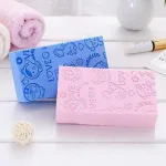 Combo 2 Mút Tắm Tẩy Tế Bào Chết - Mút Tắm Bọt Biển 12.8 x7x3cm