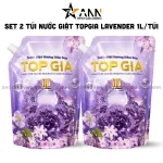 Combo 2 Túi Nước Giặt Topgia Hương Đắm Say 1 Lít (tổng 2 lít 2 túi)- Túi Tím