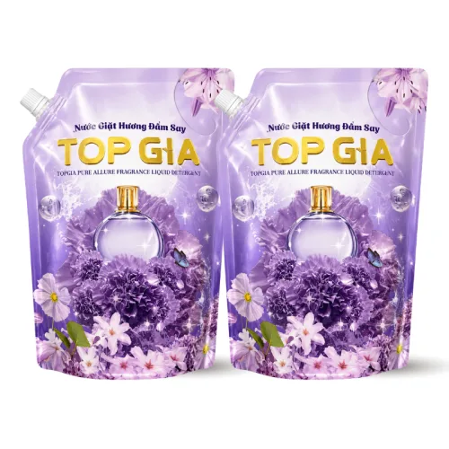 Combo 2 Túi Nước Giặt Topgia Hương Đắm Say 1 Lít (tổng 2 lít 2 túi)- Túi Tím