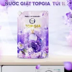 Combo 2 Túi Nước Giặt Topgia Hương Đắm Say 1 Lít (tổng 2 lít 2 túi)- Túi Tím