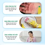 Combo 3 Chai Nước Rửa Chén Top Gia Hương Chanh Tươi - Hương Gừng- Hương Bưởi Hồng 1kg/chai