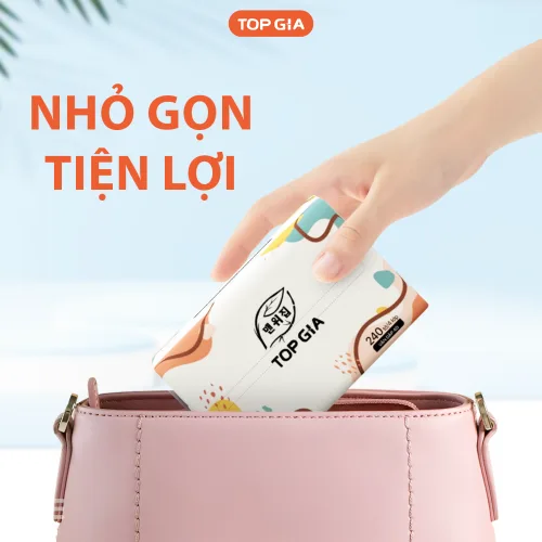 Combo 3 Gói Giấy Ăn Đa Sắc Top Gia