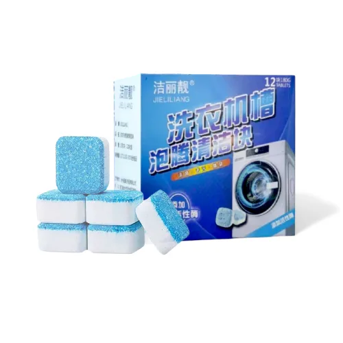 Combo 3 Hộp 12 Viên Tẩy Lồng Máy Giặt - Viên Vệ Sinh Lồng Giặt Tẩy Sạch Cặn Bẩn Vi Khuẩn Gây Mùi 9x8x5cm