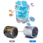 Combo 3 Hộp 12 Viên Tẩy Lồng Máy Giặt - Viên Vệ Sinh Lồng Giặt Tẩy Sạch Cặn Bẩn Vi Khuẩn Gây Mùi 9x8x5cm