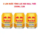 Combo 3 Lon Nước Tăng Lực RED BULL Thái Lan 250ml