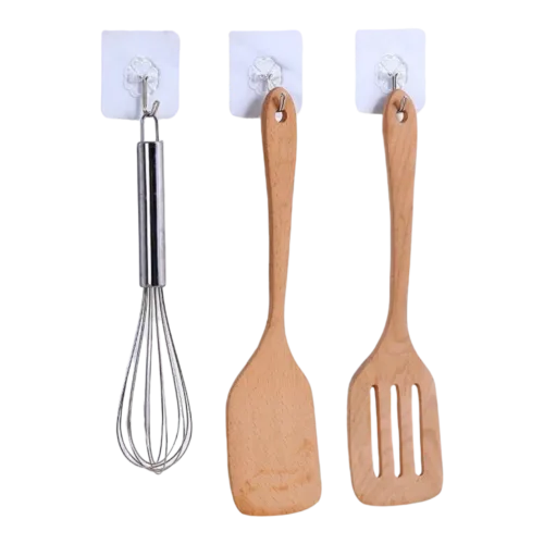 Combo 30 Móc Dán Tường Chịu Lực 5,5x5,5cm – một lựa chọn đáng tham khảo trong móc dán tường trong suốt