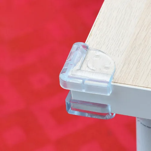 Combo 4 Bọc Góc Bàn Bằng Silicon An Toàn  Cho Bé - Miếng Bọc Góc Bàn Tránh Va Đập 4.3x4.3x1.5cm