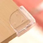 Combo 4 Bọc Góc Bàn Bằng Silicon An Toàn  Cho Bé - Miếng Bọc Góc Bàn Tránh Va Đập 4.3x4.3x1.5cm