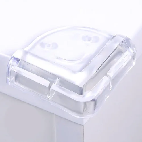 Combo 4 Bọc Góc Bàn Bằng Silicon An Toàn  Cho Bé - Miếng Bọc Góc Bàn Tránh Va Đập 4.3x4.3x1.5cm