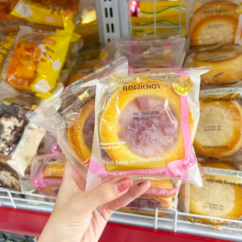 Combo 5 Bánh Bông Lan BOWKNOT Khoai Môn Hình Tart