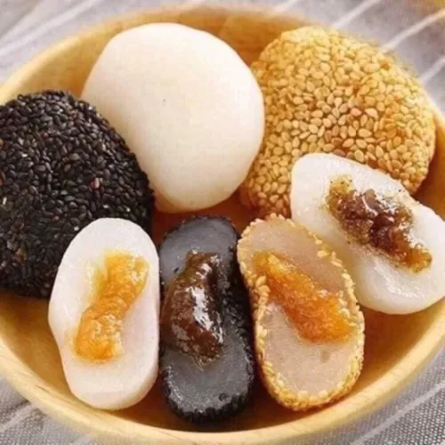 Combo 5 Bánh Mochi Đài Loan Vị Mè Gừng 2 Cô Gái 4 Vị Thơm Ngon