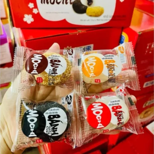 Combo 5 Bánh Mochi Đài Loan Vị Mè Gừng 2 Cô Gái 4 Vị Thơm Ngon