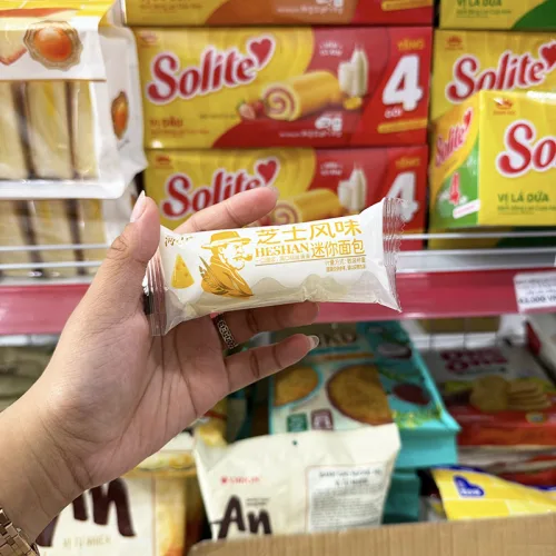 Combo 5 Cái Bánh Mì Sữa Chua HESHAN Vị Phô Mai