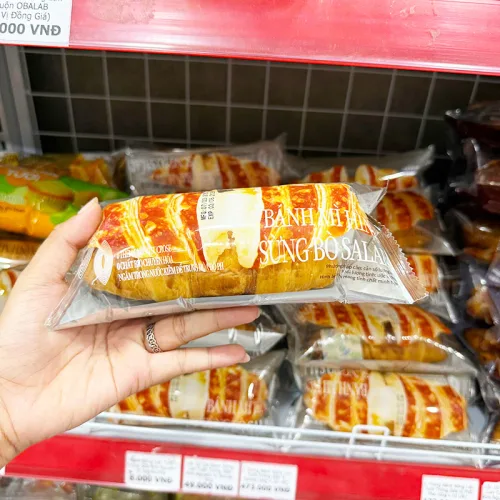 Combo 5 Cái Bánh Mì Sừng Bò WEICHUDAO Salad